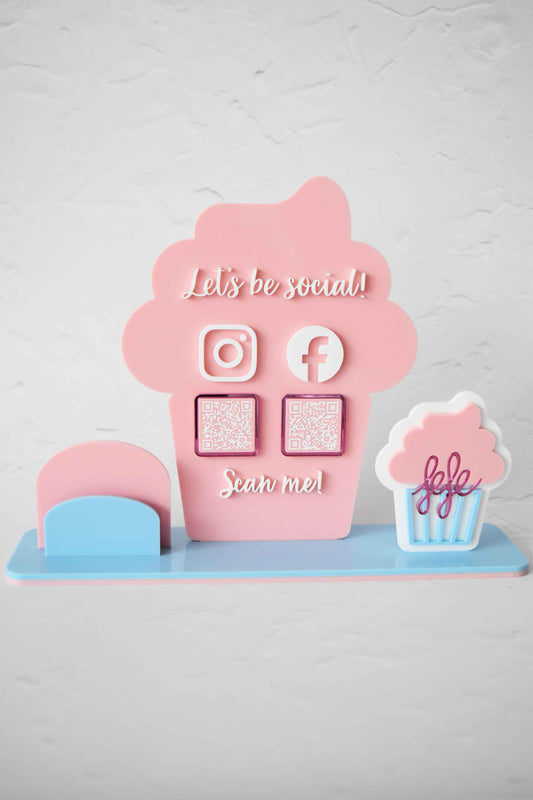 Business display custom made up to 3 parts