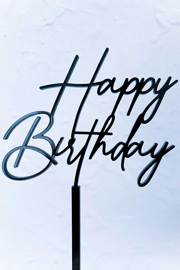 Cake Topper Happy Birthday