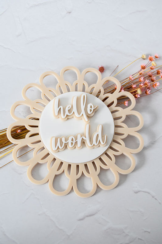 Plaque-Milestone-Interchangeable