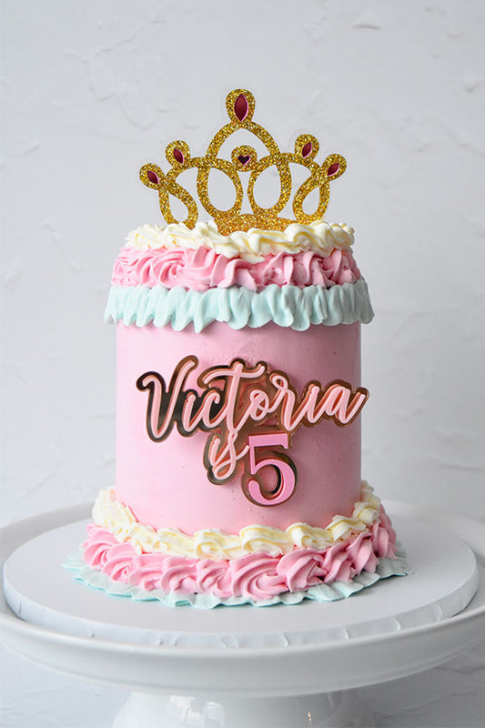 Cake Topper Crown (2 different sizes)