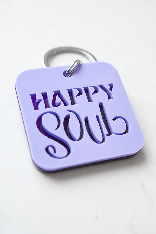 Keychain "Happy Soul"
